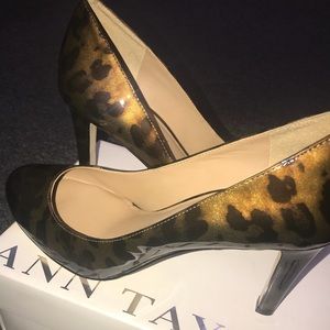 Ann Taylor Leopard Print Heel